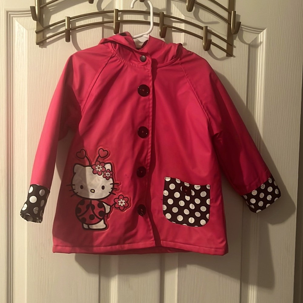 Western Chief Hello Kitty Pink Raincoat size 3T